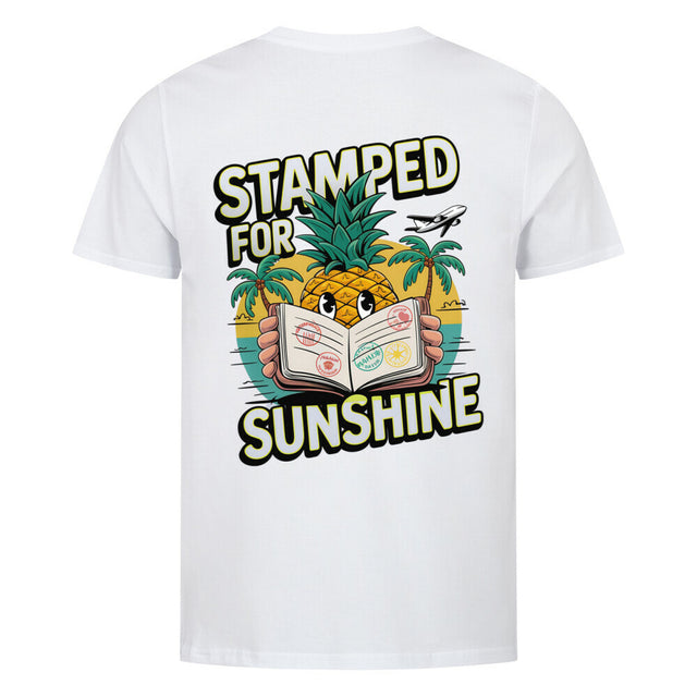 Stamped for Sunshine Unisex-T-Shirt – Ananas-Design auf Bio-Baumwolle | TeeTreeTrendz