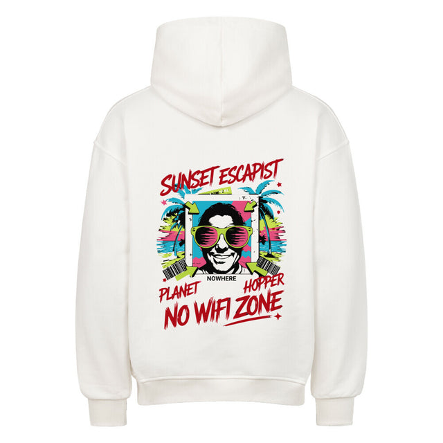 Sunset Escapist Oversized Hoodie - Heavy Cotton Premium Qualität | TeeTreeTrendz