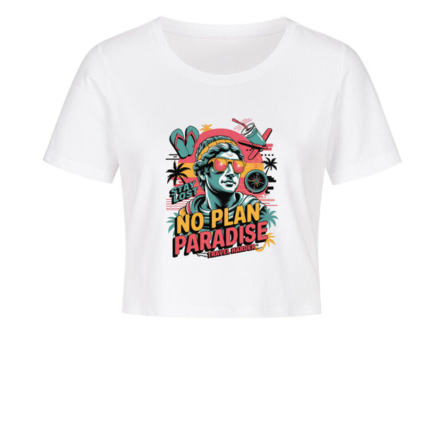 Cropped Damen-Shirt in Beige – lässiger Schnitt, perfekt für Sommer-Looks