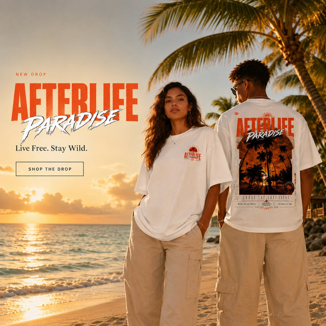 Oversized T-Shirt Afterlife Paradise