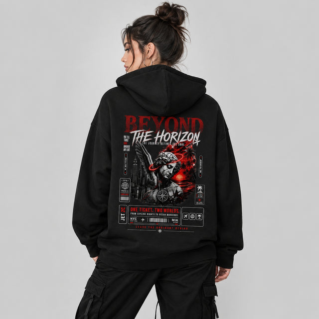 Oversized Hoodie Beyond The Horizon