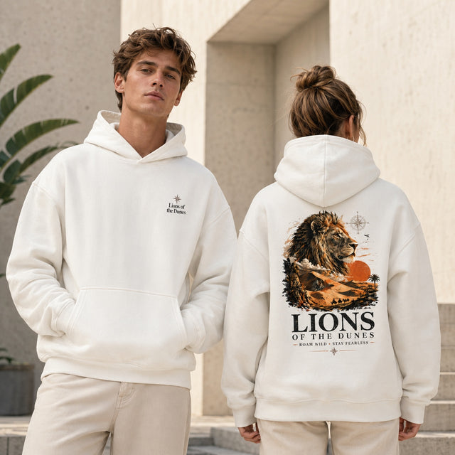 Oversized Hoodie Lions of the Dunes