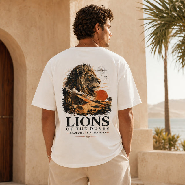 Oversized T-Shirt Lions of Dunes
