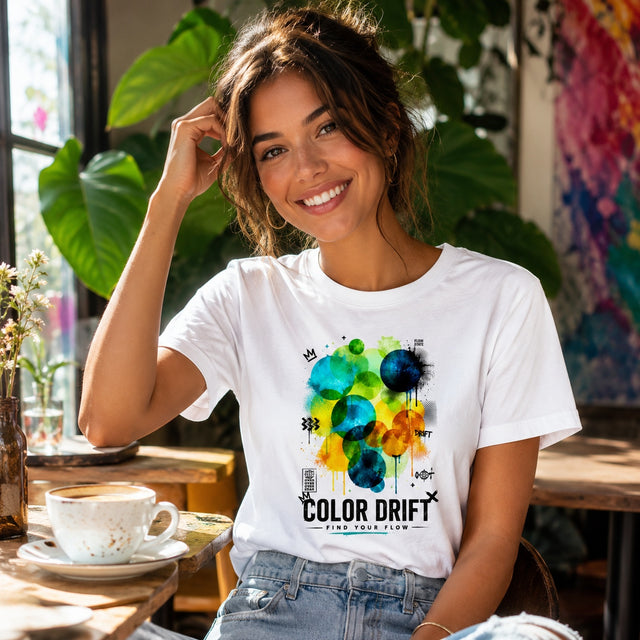 Premium Shirt Frauen Color Drift