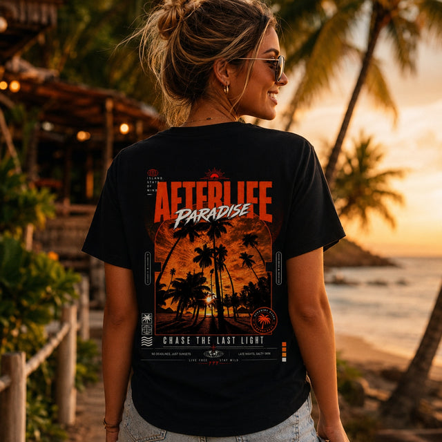 Premium Shirt Frauen Afterlife Paradise