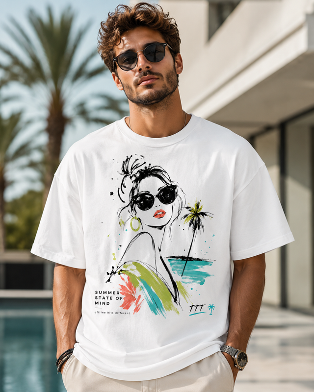 Oversized T-Shirt Summer State of Mind
