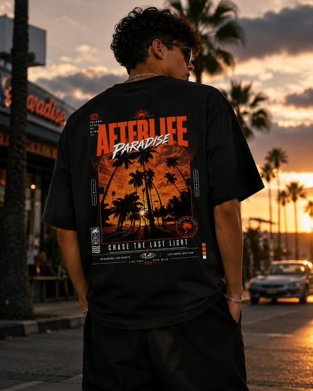 Oversized T-Shirt Afterlife Paradise