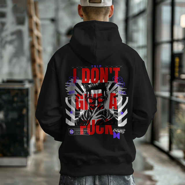 Oversized Hoodie I Don't Give A F..