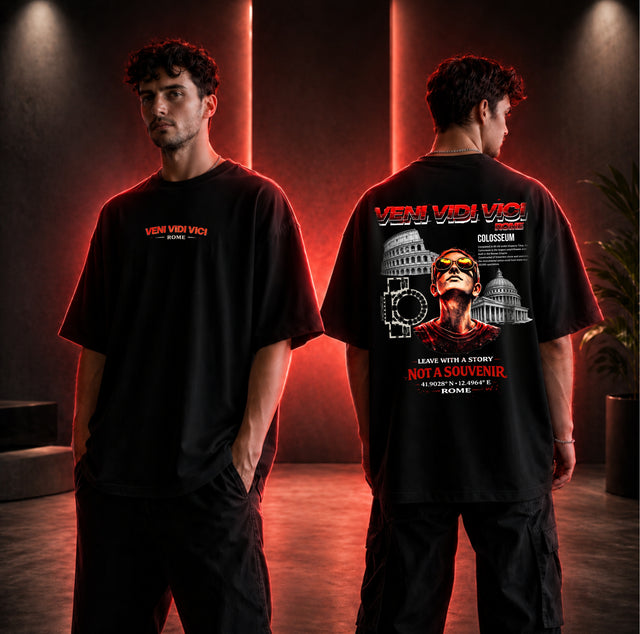 Oversized T-Shirt Veni Vidi Vici