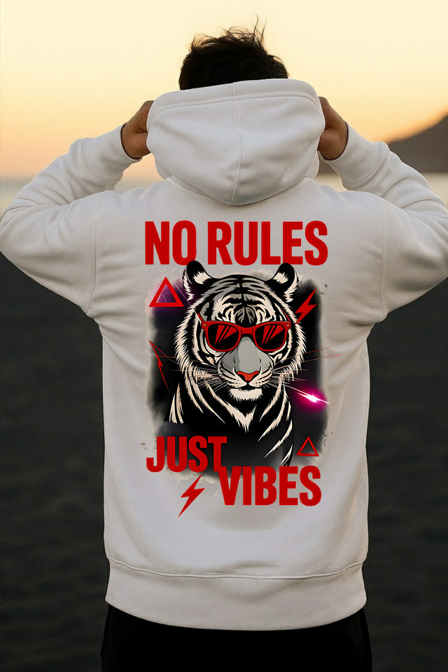 Oversized Hoodie Tiger No Rules