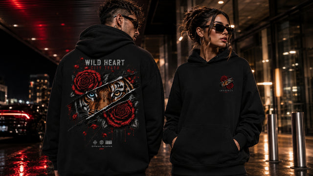 Premium Hoodie Wild Heart Tiger