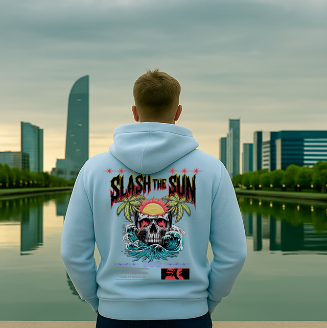 Premium Hoodie Slash The Sun