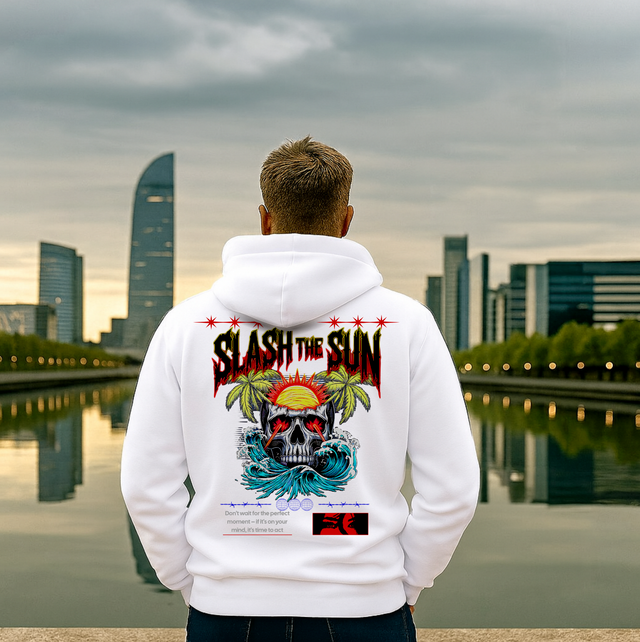 Premium Hoodie Slash The Sun