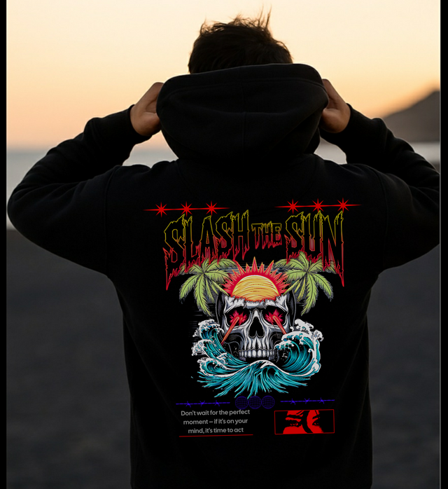 Premium Hoodie Slash The Sun