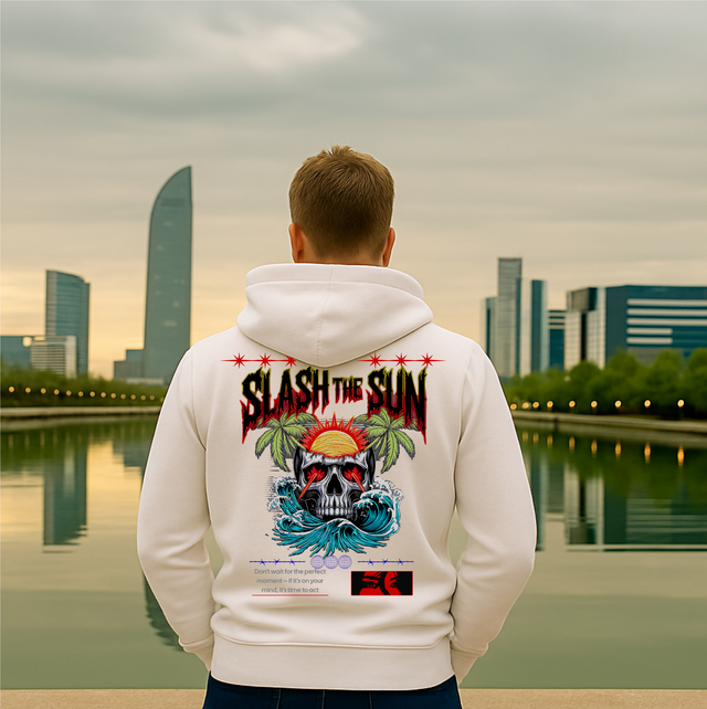 Premium Hoodie Slash The Sun