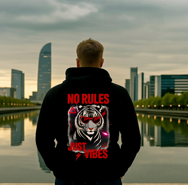 Premium Hoodie Tiger No Rules