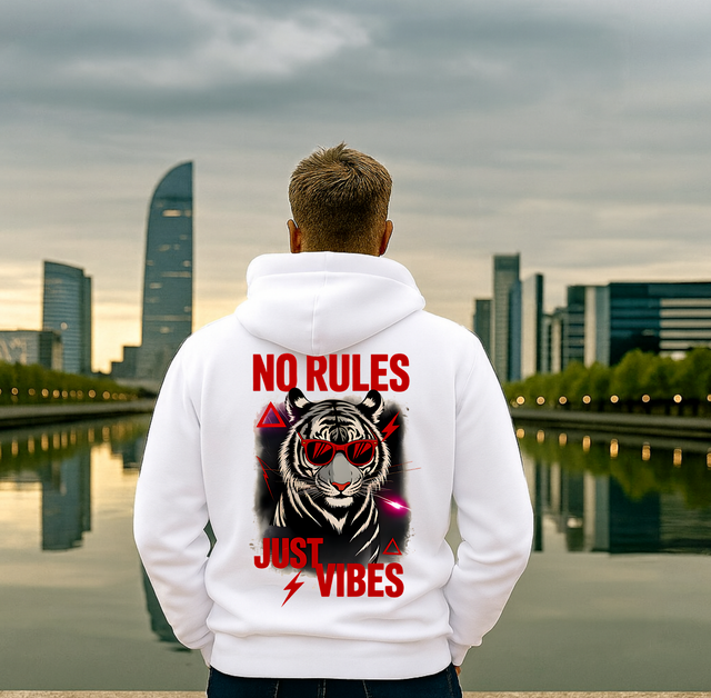 Premium Hoodie Tiger No Rules