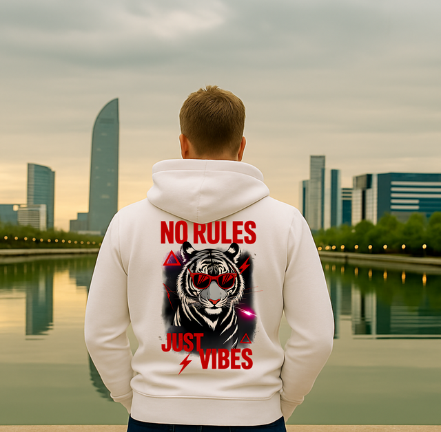 Premium Hoodie Tiger No Rules