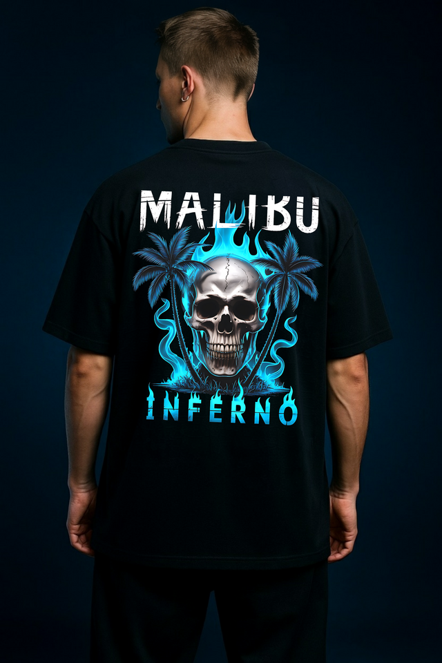 Oversized T-Shirt Malibu Inferno