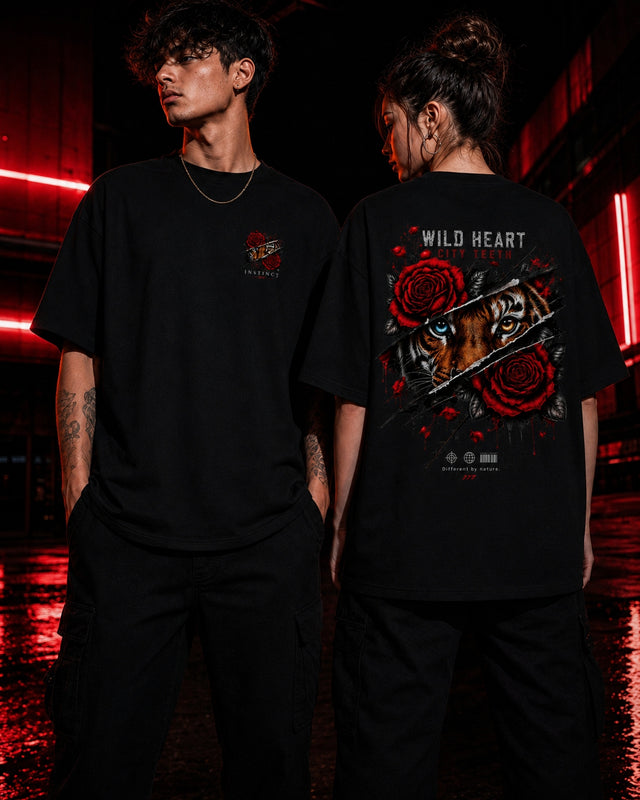 Oversized T-Shirt Wild Heart Tiger