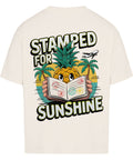 Stamped for Sunshine Oversized T-Shirt - Tropisches Design auf 380 GSM Stoff