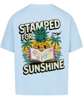 Stamped for Sunshine Oversized T-Shirt - Tropisches Design auf 380 GSM Stoff