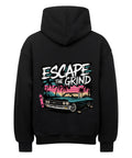 Oversized Hoodie ‚Escape the Grind‘ – gemütlich, stylisch