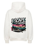 Oversized Hoodie ‚Escape the Grind‘ – gemütlich, stylisch