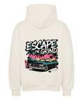Oversized Hoodie ‚Escape the Grind‘ – gemütlich, stylisch