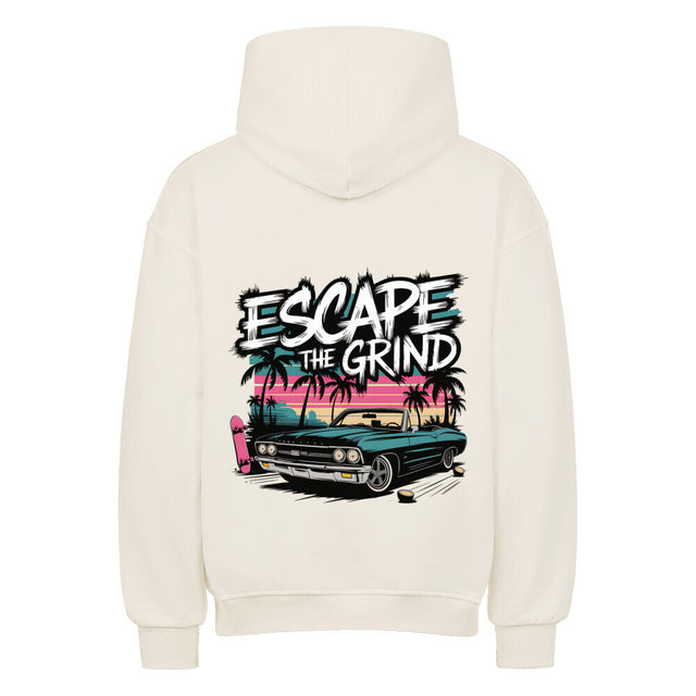 Oversized Hoodie ‚Escape the Grind‘ – gemütlich, stylisch