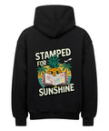 Stamped for Sunshine Oversized Hoodie - Tropisches Design auf 380 GSM Stoff