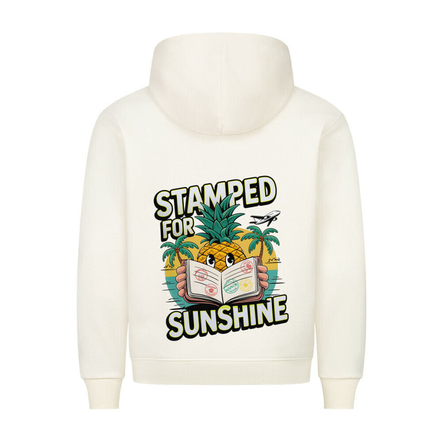 Stamped for Sunshine Hoodie - Ananas-Design mit tropischen Elementen | TeeTreeTrendz