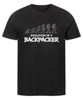 Evolution of a Backpacker Unisex Shirt - Bio-Baumwolle mit Reise-Witz| TeeTreeTrendz