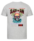 Slash the Sun Unisex T-Shirt – Rebellisches Totenkopf-Design | TeeTreeTrendz