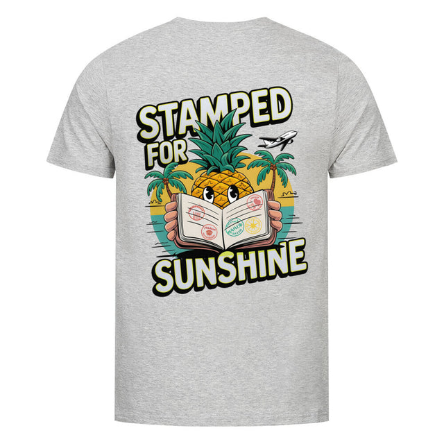 Stamped for Sunshine Unisex-T-Shirt – Ananas-Design auf Bio-Baumwolle | TeeTreeTrendz
