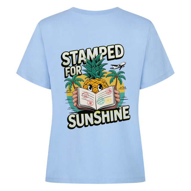 Stamped for Sunshine Damen-T-Shirt – Ananas-Design auf Bio-Baumwolle