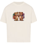 Oversized „TeddyTravel“ T-Shirt von TeeTreeTrendz mit abenteuerlichem Teddybären-Design und 100% weicher Baumwolle
