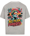 No Plan Paradise Oversized T-Shirt mit Travel Harder Print | TeeTreeTrendz