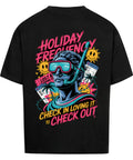 Holiday Frequency Oversized T-Shirt - Retro Urlaubsdesign | TeeTreeTrendz