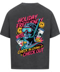 Holiday Frequency Oversized T-Shirt - Retro Urlaubsdesign | TeeTreeTrendz