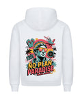 No Plan Paradise Premium Hoodie mit Travel Harder Print - Streetwear Style | TeeTreeTrendz