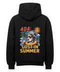 Oversized Hoodie ‚404 Lost in Summer‘ mit tropischem Print