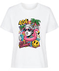 404 Lost in Summer Damen T-Shirt – Bio-Baumwolle T-Shirt mit tropischem Sommer-Design