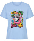 404 Lost in Summer Damen T-Shirt – Bio-Baumwolle T-Shirt mit tropischem Sommer-Design