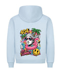 404 Lost in Summer Premium Hoodie – Unisex Sommer-Hoodie mit tropischem Print 