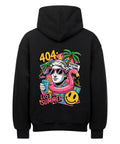 404 Lost in Summer Oversized Premium Hoodie – Streetwear Hoodie mit tropischem Sommer-Print aus Heavy Cotton