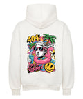 404 Lost in Summer Oversized Premium Hoodie – Streetwear Hoodie mit tropischem Sommer-Print aus Heavy Cotton