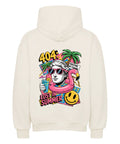 404 Lost in Summer Oversized Premium Hoodie – Streetwear Hoodie mit tropischem Sommer-Print aus Heavy Cotton