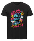 Holiday Frequency T-Shirt mit Retro-Urlaubsdesign| TeeTreeTrendz