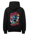 Holiday Frequency Hoodie - Retro-Urlaubsdesign auf 380 GSM Baumwolle